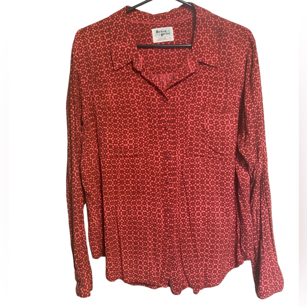 Holding Horses Flowy Button Down